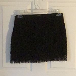 Express fringe skirt